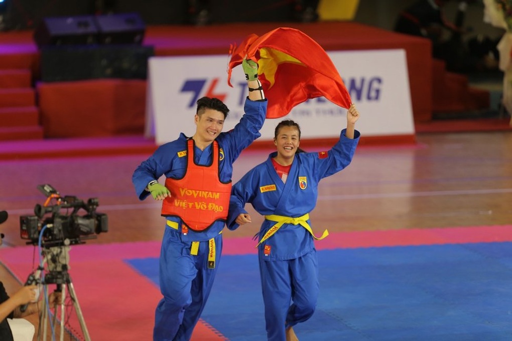 Võ sĩ Nam Định xuất sắc giành HCV Vovinam thế giới - 1