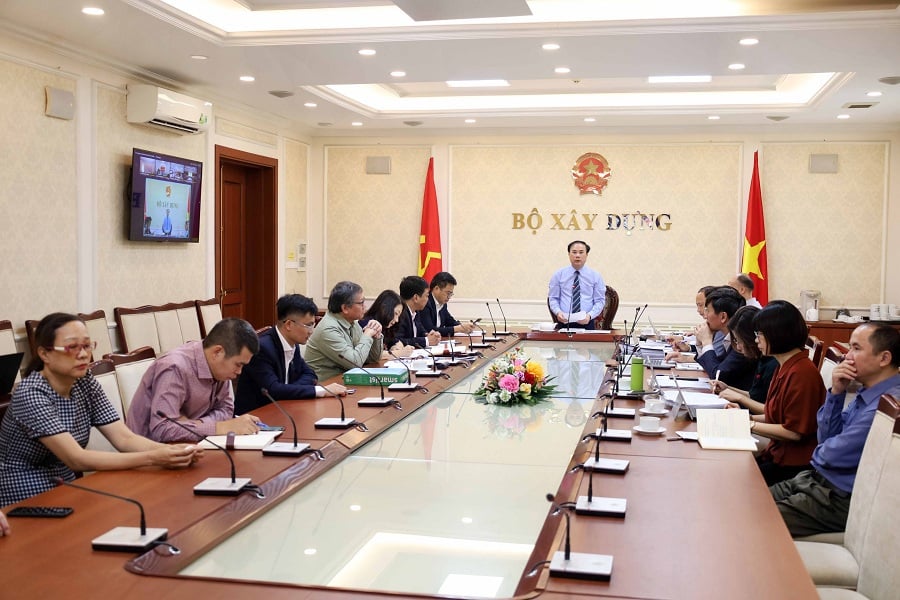 会議風景。