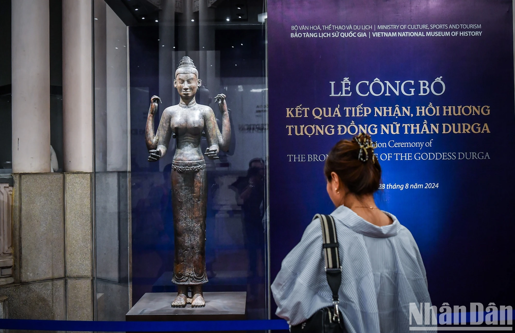 [Foto] Admira la estatua de bronce de la diosa Durga y los tesoros de Champa. Foto 13