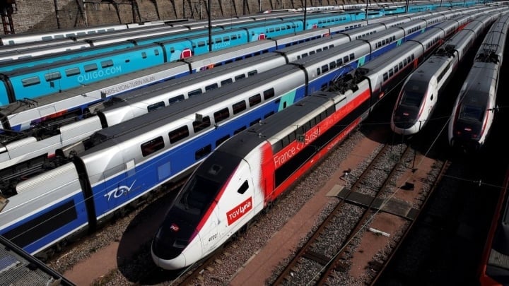 Tren TGV francés. (Foto: CNN)