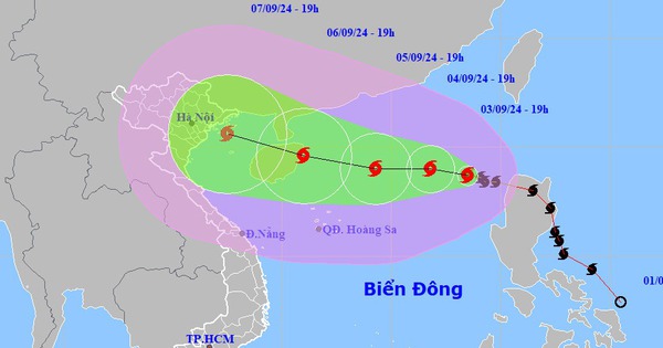 Tin bão mới nhất, bão số 3 liên tục tăng cấp, khi nào đạt cực đại?