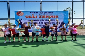 Cam Lo: Tennis tournament to celebrate the 50th anniversary of the inauguration of the Headquarters of the Provisional Revolutionary Government of the Republic of South Vietnam