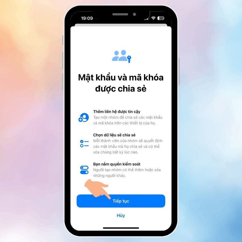 Chia sẻ mật khẩu gia đình trên iOS 17 vô cùng tiện lợi