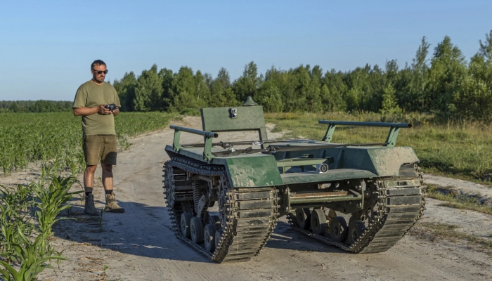 Des startups ukrainiennes construisent des robots de combat bon marché