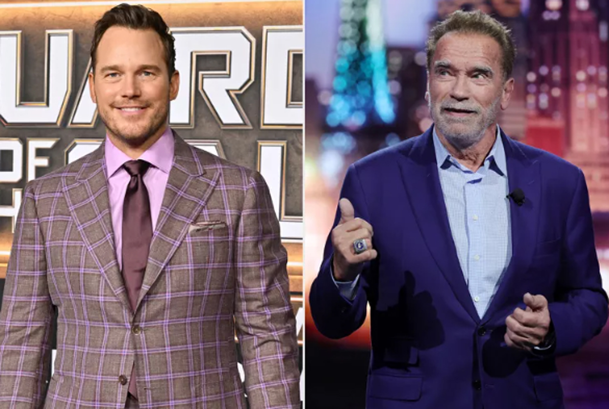 Arnold Schwarzenegger 'rất tự hào' về bộ phim 'Guardians' mới của con rể Chris Pratt - Ảnh 1.