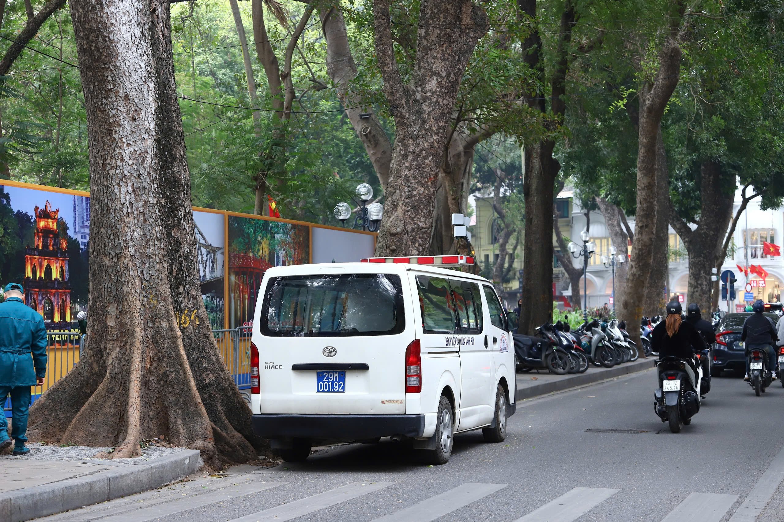 Trận địa pháo hoa bên hồ Gươm sẵn sàng khai hoả chào năm mới- Ảnh 9.