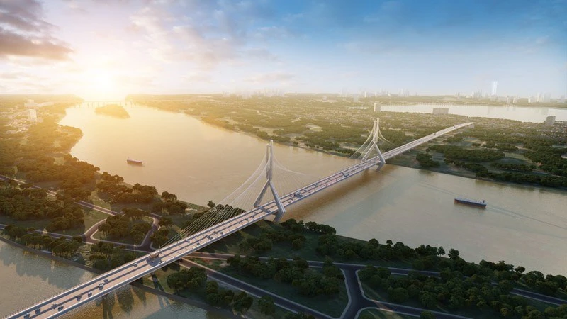 Information on the construction time of Tu Lien and Tran Hung Dao bridges