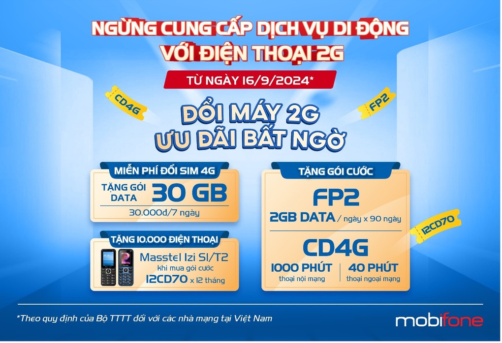 MobiFone tung thêm ưu đãi cho khách hàng đổi máy 2G lên 4G - 1