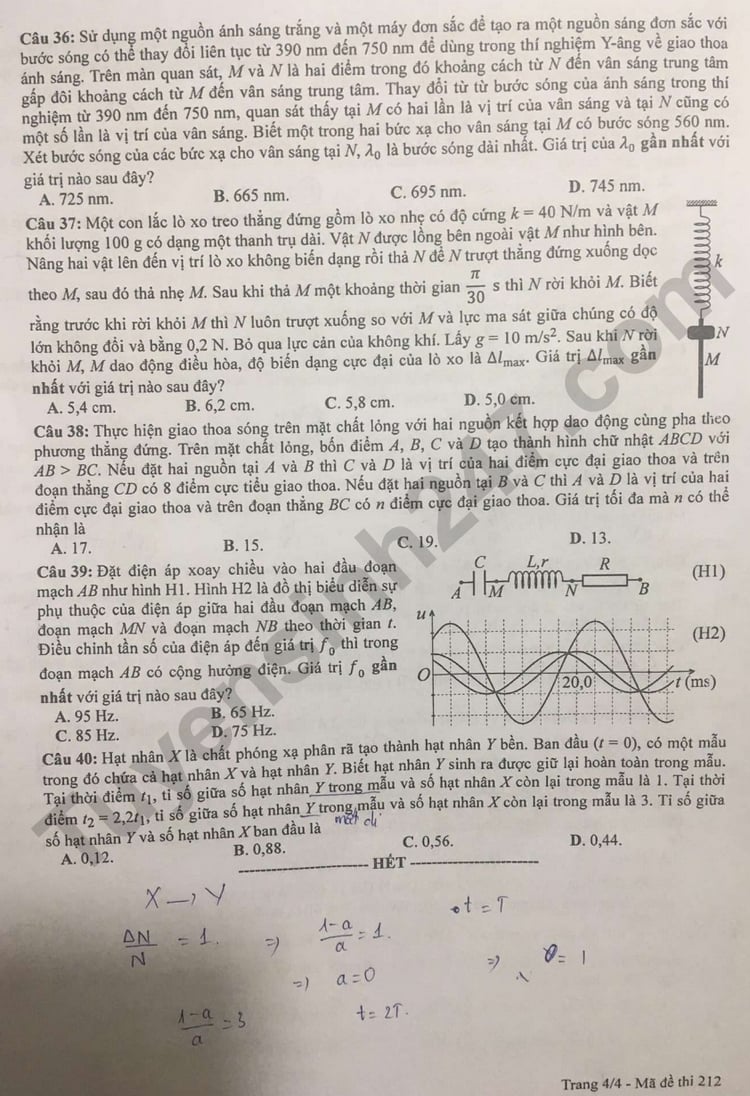 de thi tot nghiep thpt 2023 mon vat ly ma de 212 hinh 4