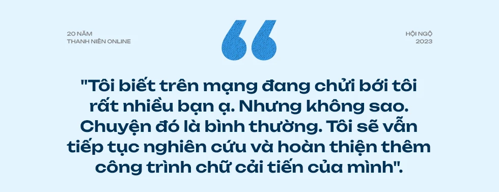 Vị Phó giáo sư già từng làm “dậy sóng” cộng đồng mạng với nghiên cứu bảng chữ viết mới - Ảnh 3.