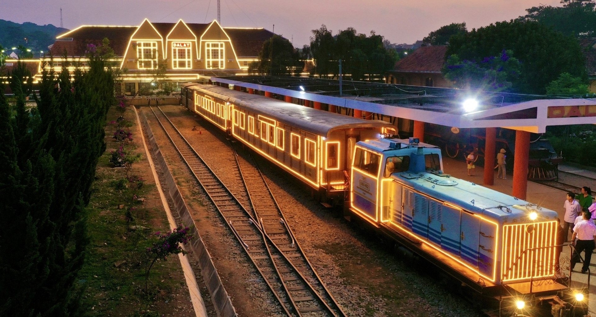 Dalat Old Railway Station - An Attractive Destination During Tet At Ty