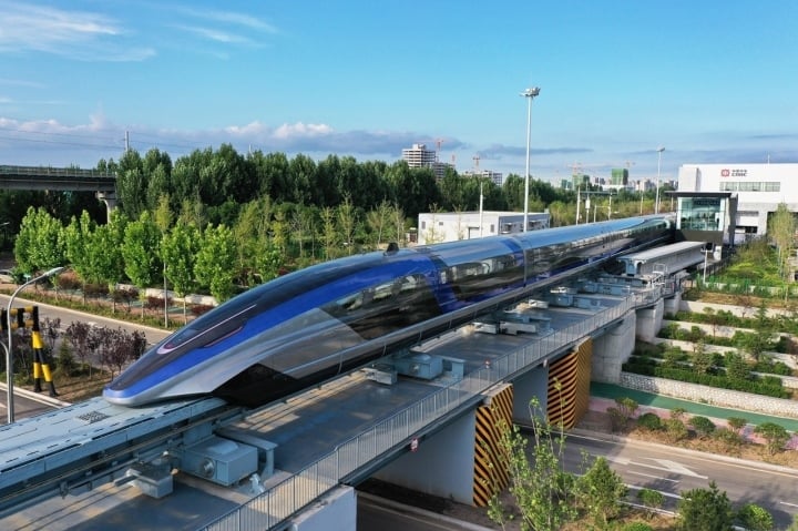 Tren Maglev de Shanghai. (Foto: Xinhua)