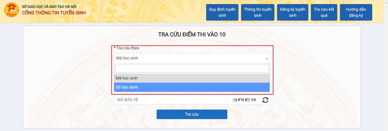 Hướng dẫn cách tra cứu điểm thi tuyển sinh lớp 10 Hà Nội năm 2023