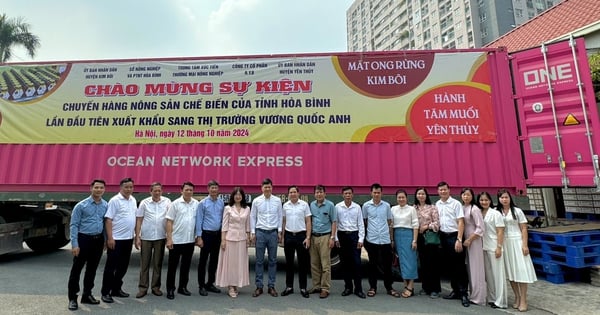 Por primera vez, se exportan miel silvestre y chalotes salados de Hoa Binh al Reino Unido.