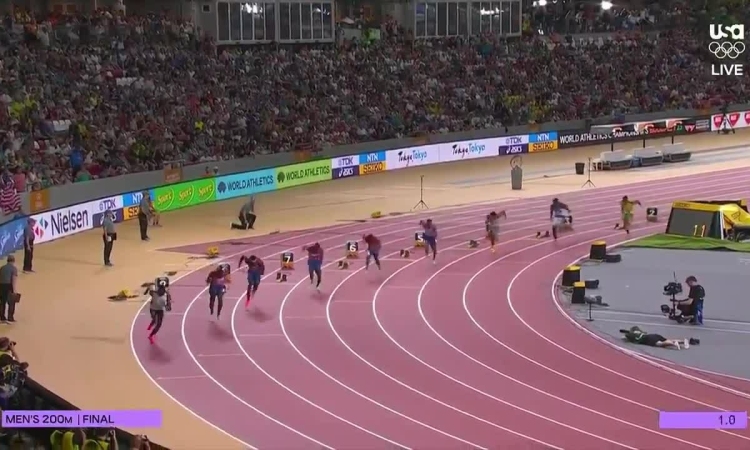 노아 라일스, 200m 세계선수권 우승