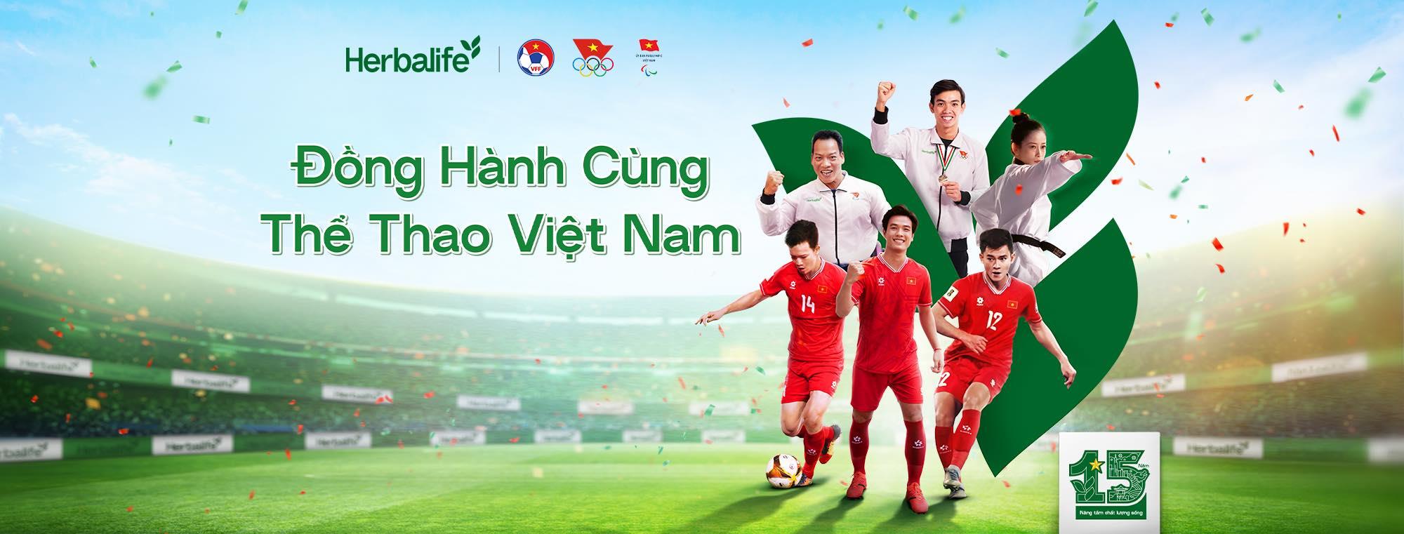 Herbalife Việt Nam cam kết đồng hành lâu dài cùng thể thao Việt Nam, hướng đến một xã hội Việt Nam vững mạnh