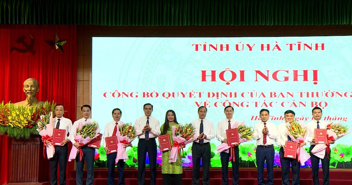 Mobilizing and rotating 19 cadres managed by the Standing Committee of Ha Tinh Provincial Party Committee