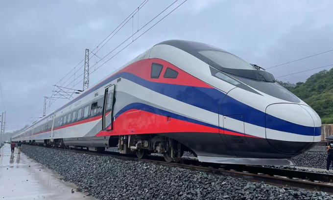 High-speed railway in Laos. Photo: Xinhua