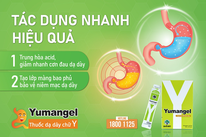 Y-shaped stomach medicine - Yumangel - an indispensable companion to protect stomach health.