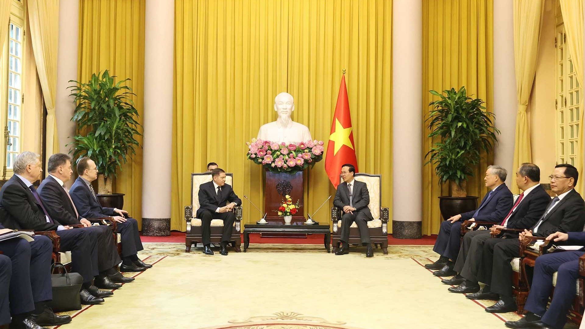 President Vo Van Thuong receives Chief Justice of the Supreme Court of the Russian Federation