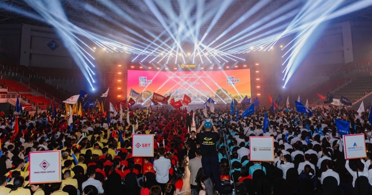 3,000 sales professionals stir up the launching ceremony of Sun Urban City Ha Nam project