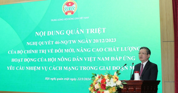 113.000 đại biểu dự Hội nghị trực tuyến quán triệt Nghị quyết 46, Nghị quyết Đại hội VIII Hội Nông dân Việt Nam