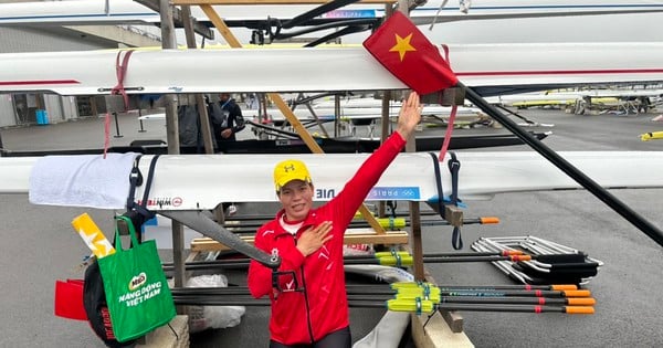 Pham Thi Hue competes in the rowing quarter-finals, Duc Phat starts the match