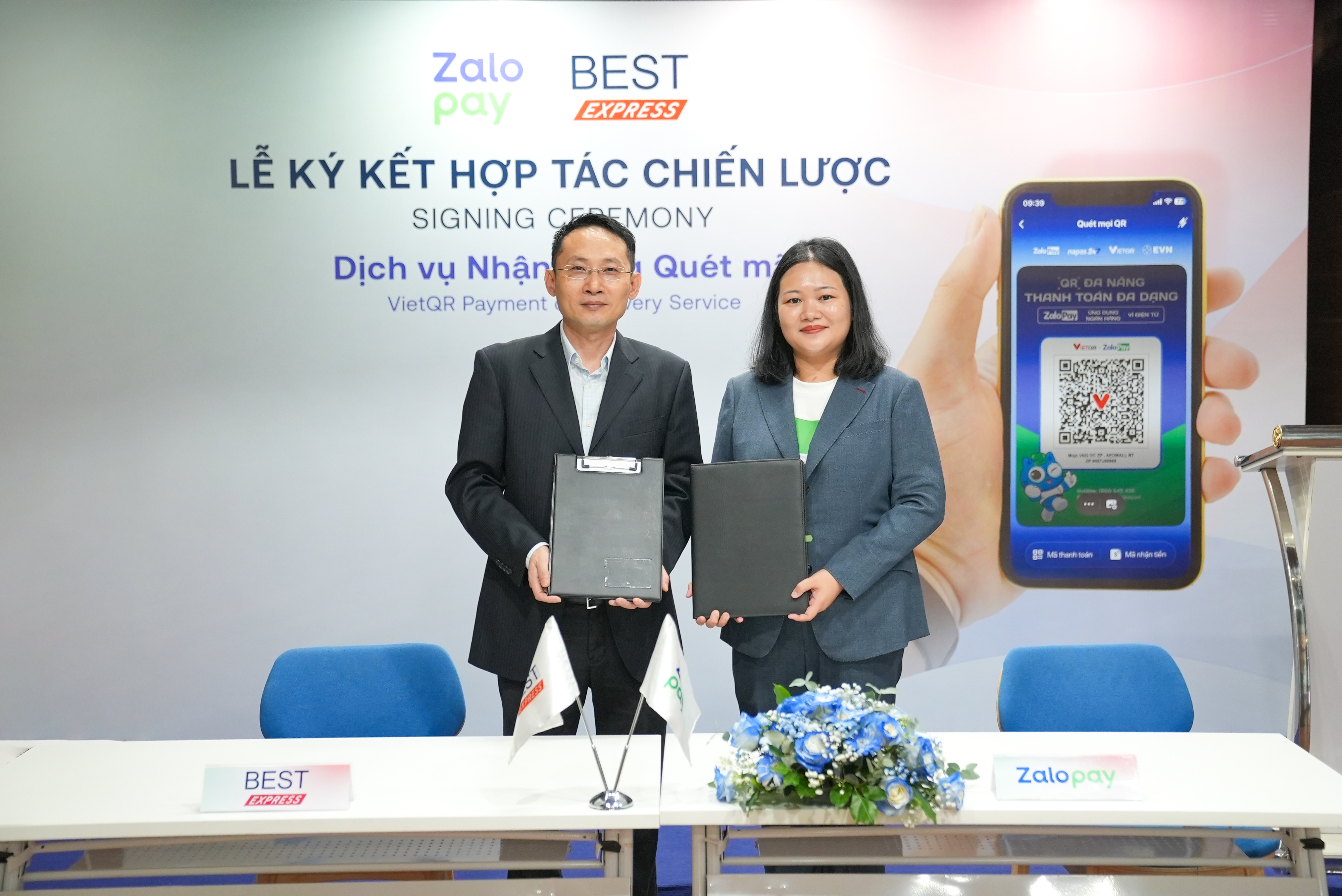 Mã QR Đa Năng Zalopay được triển khai cho các đơn hàng COD của BEST Express