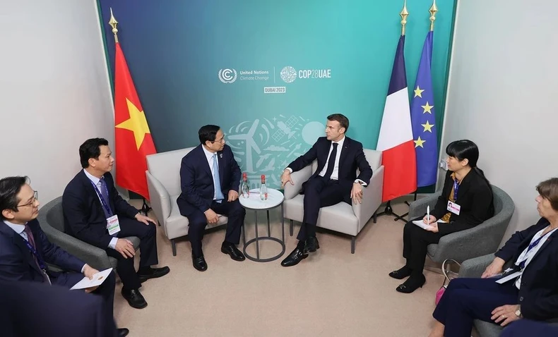 [Photo] Activités du Premier ministre Pham Minh Chinh aux Émirats arabes unis dans l'après-midi du 2 décembre, photo 8