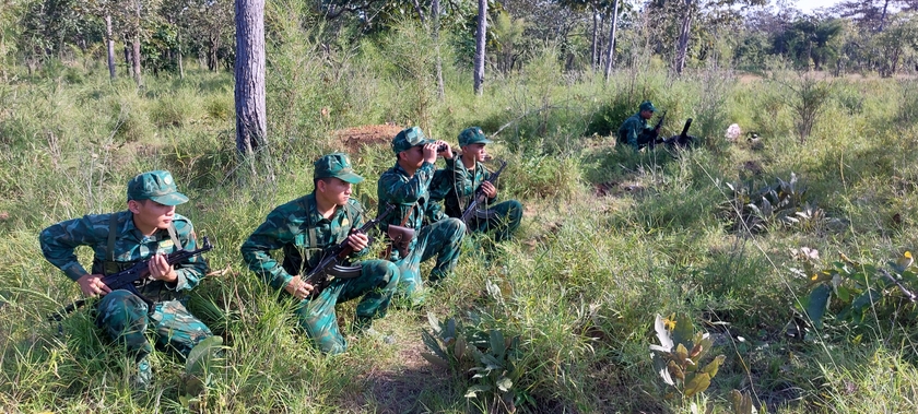 យុវជន​ឆ្មាំ​ព្រំដែន​ប្រកួត​គ្នា​តាម​ការ​បង្រៀន​របស់​ពូ ២