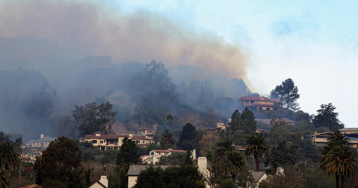 Amidst a serious forest fire, thieves plan to 'visit' the US Vice President's house?