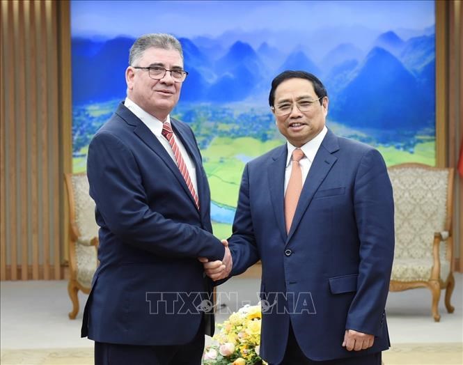 Prime Minister Pham Minh Chinh receives Cuban Minister of Interior