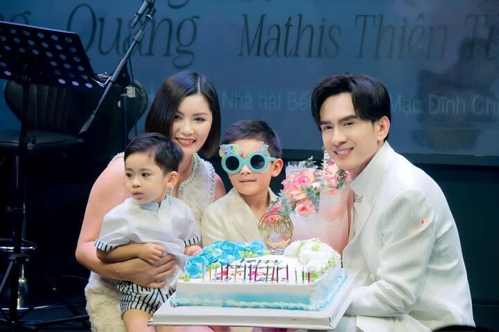 Dan Truong was happy when his ex-wife and son attended his birthday.