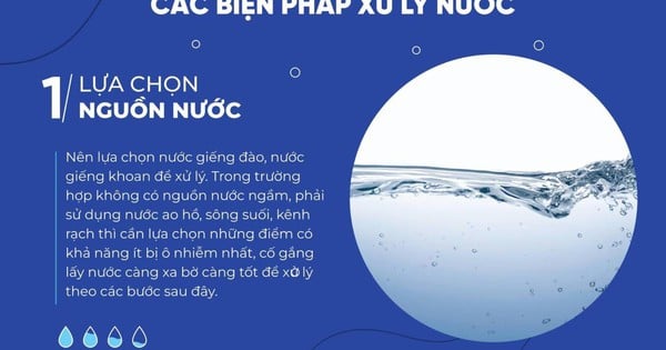 Guías del Ministerio de Salud sobre el tratamiento del agua en el hogar durante la temporada de escasez de agua potable