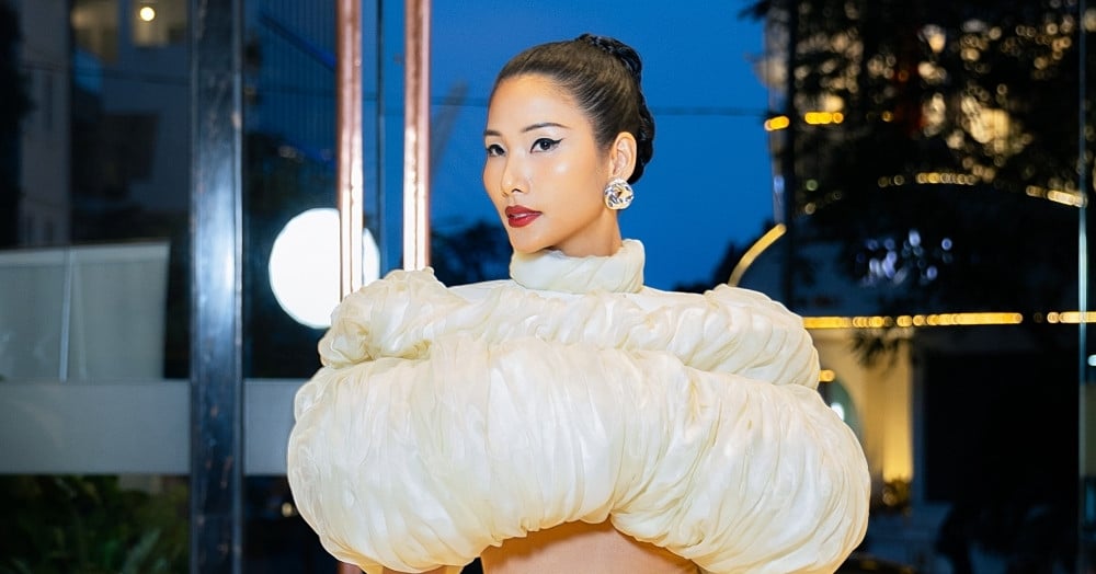 Hoang Thuy est sexy dans une robe transparente, rappelant les souvenirs de Miss Univers