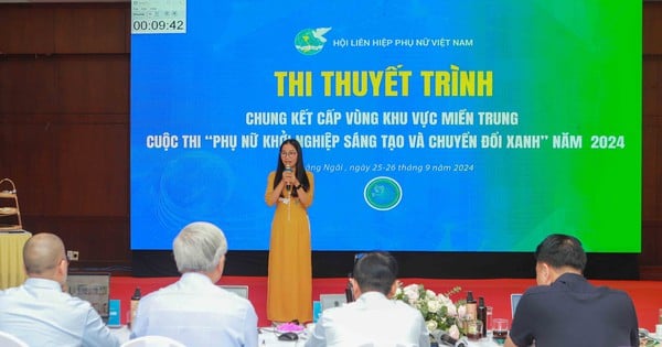 Tôn vinh tinh thần khởi nghiệp sáng tạo và chuyển đổi xanh của phụ nữ khu vực miền Trung