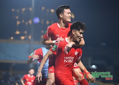 Viettel FC យក​ឈ្នះ Nam Dinh ២-០ ឡើង​ទៅ​វគ្គ​ពាក់​កណ្តាល​ផ្តាច់​ព្រ័ត្រ​ពាន​រង្វាន់ National Cup 2023