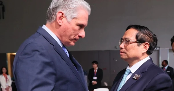 El primer ministro Pham Minh Chinh se reúne con el presidente cubano en los Emiratos Árabes Unidos