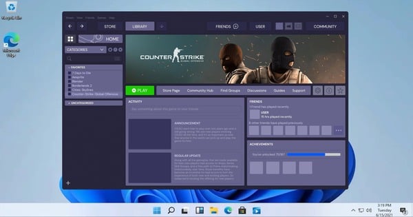 Lượng người chơi game trên Windows 11 đang tăng dần