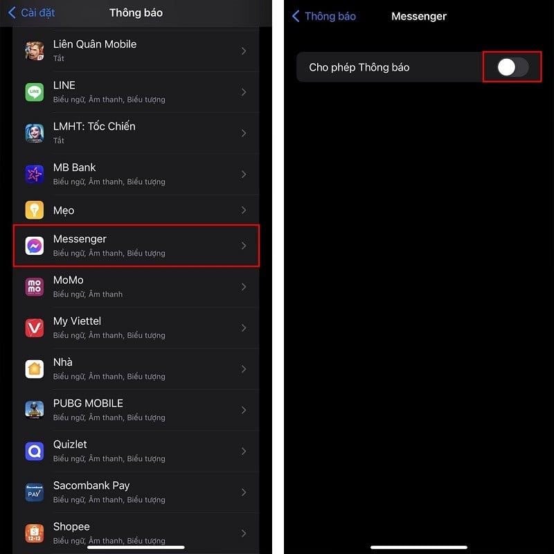 Hướng dẫn 3 cách tắt thông báo Messenger đơn giản nhất
