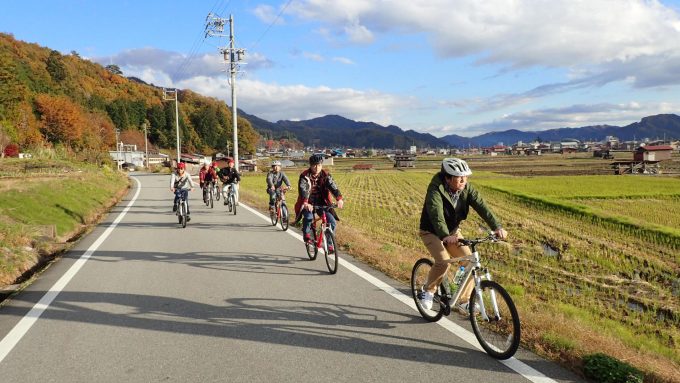 Cycling to explore the Japanese countryside