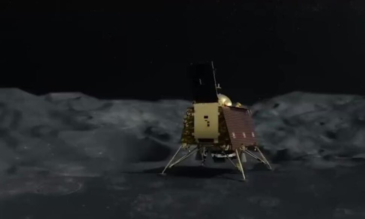 Le robot autonome indien roule sur la Lune