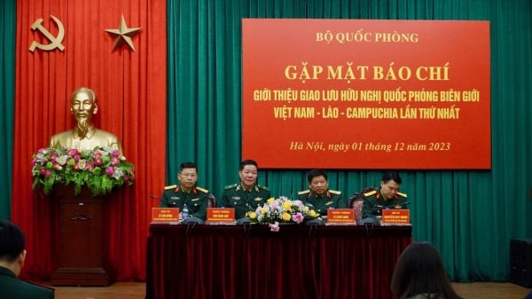 First time organizing Vietnam-Laos-Cambodia Border Defense Friendship Exchange