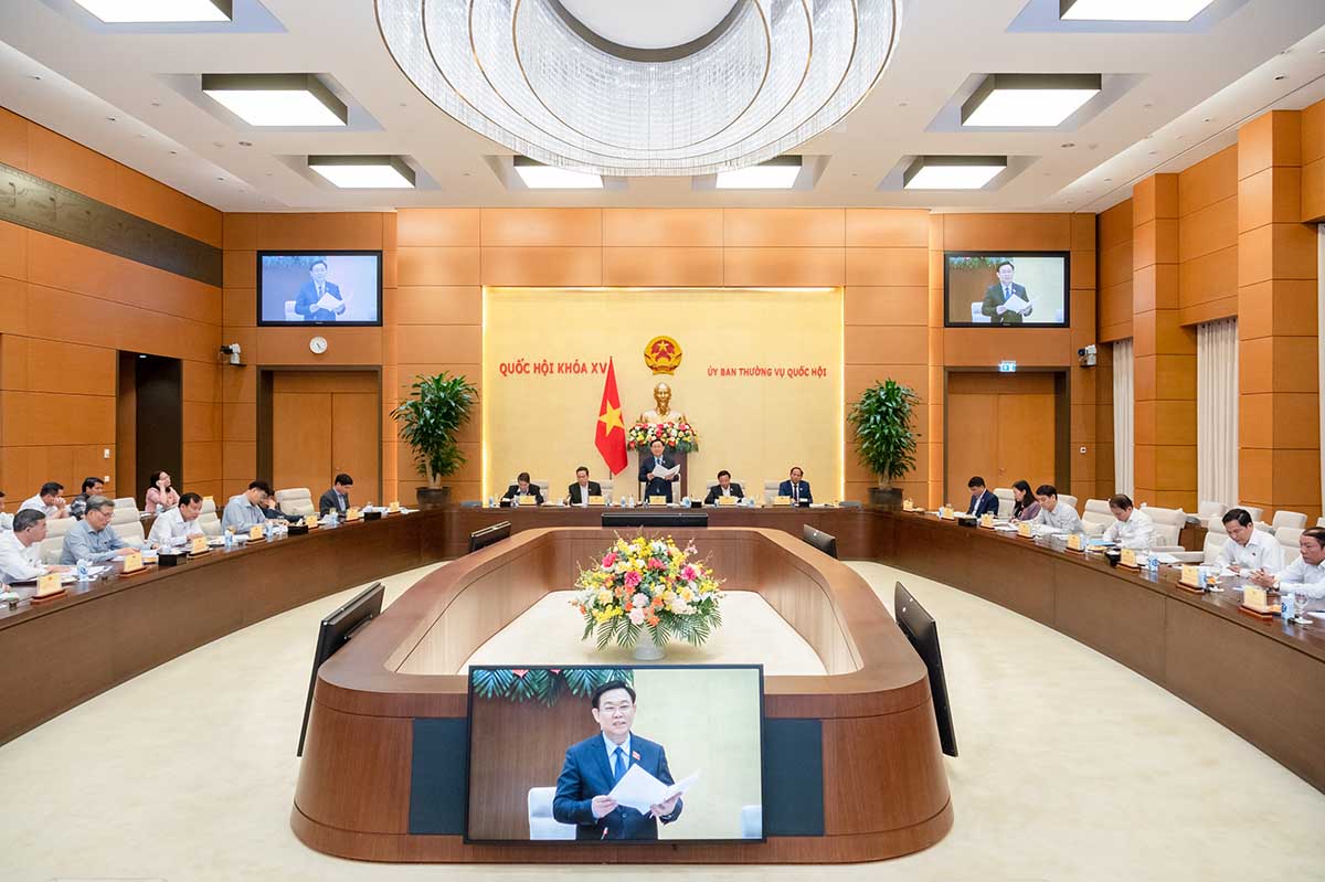 Toàn cảnh buổi làm việc. Ảnh: VPQH