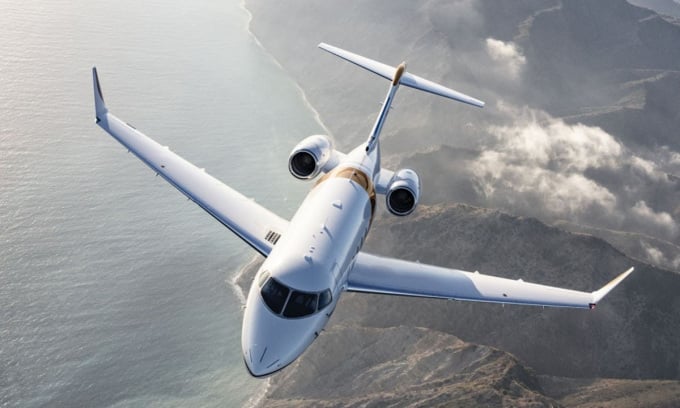 Jet privado Bombardier Challenger 3500. Foto: Bombardier