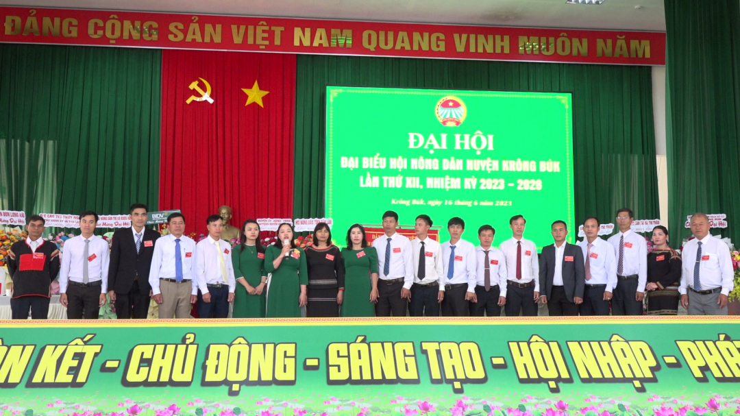 Đại hội Hội Nông dân huyện Krông Búk nhiệm kỳ 2023 – 2028