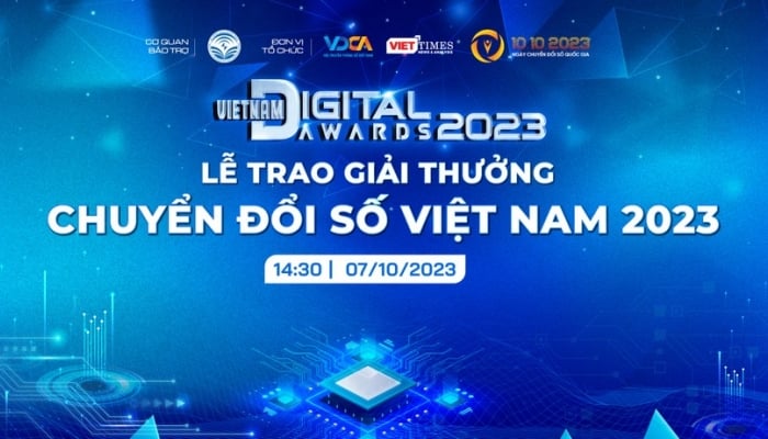 The Vietnam Digital Transformation Award 2023 will be presented on October 7.