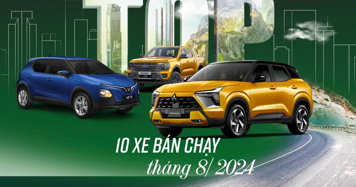 Loạt ô tô bán chạy nhất tháng 8: Ranger giữ phong độ, Xforce bứt phá