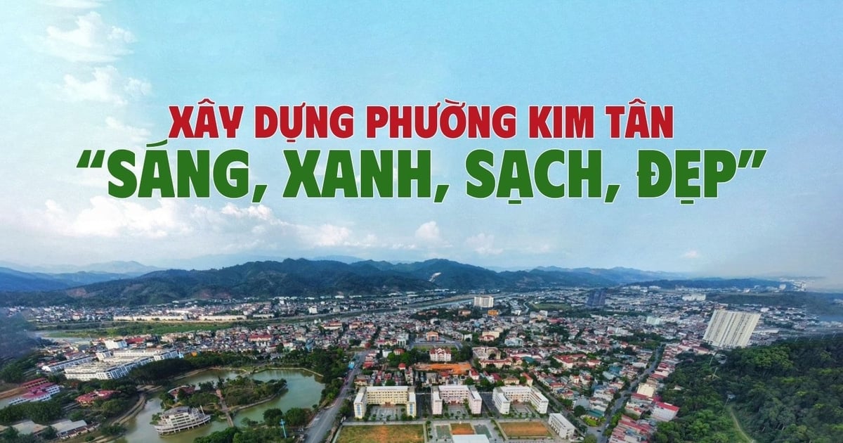 Xây dựng phường Kim Tân "Sáng, xanh, sạch, đẹp"