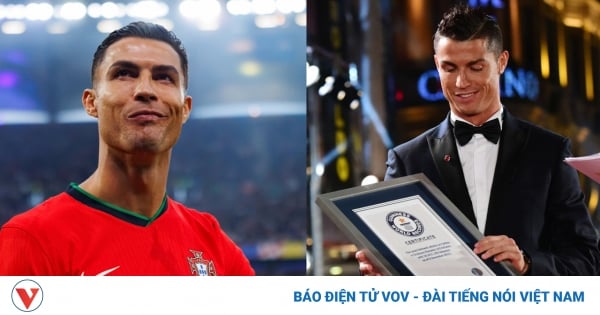 Cristiano Ronaldo xác lập thêm một kỷ lục Guinness